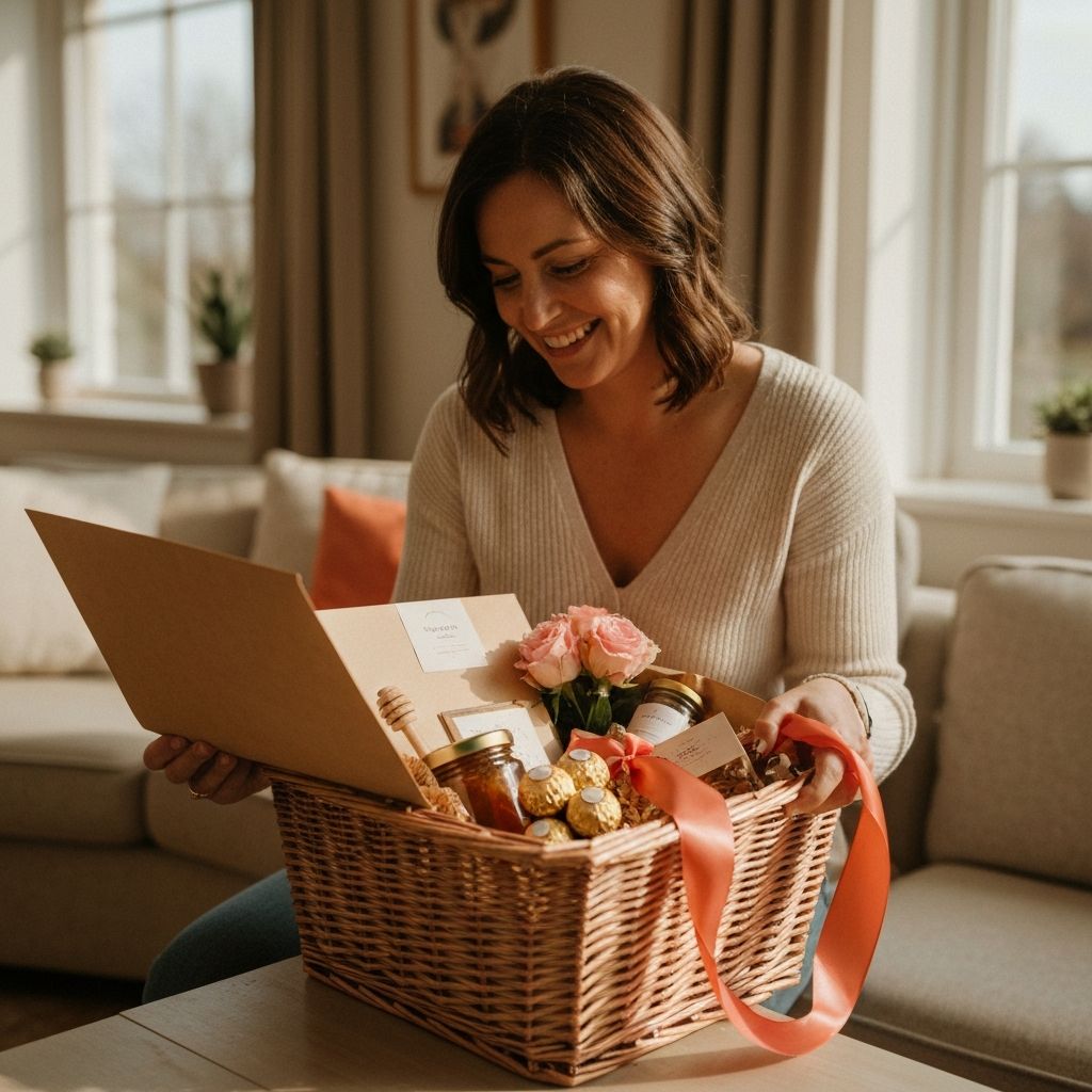 Un momento alegre al recibir regalos en Argentina.